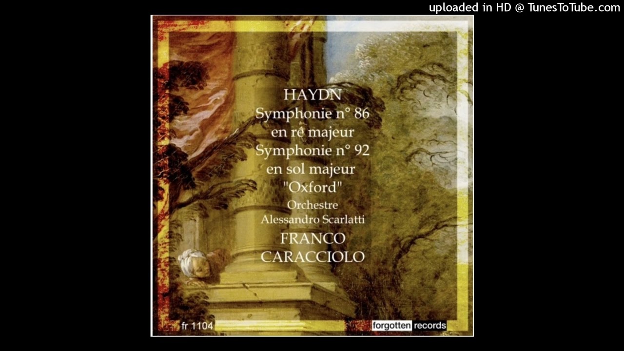 Haydn: Sinfonia n 86 | Franco Caracciolo | Orch Associazione Scarlatti (29.9.1955)