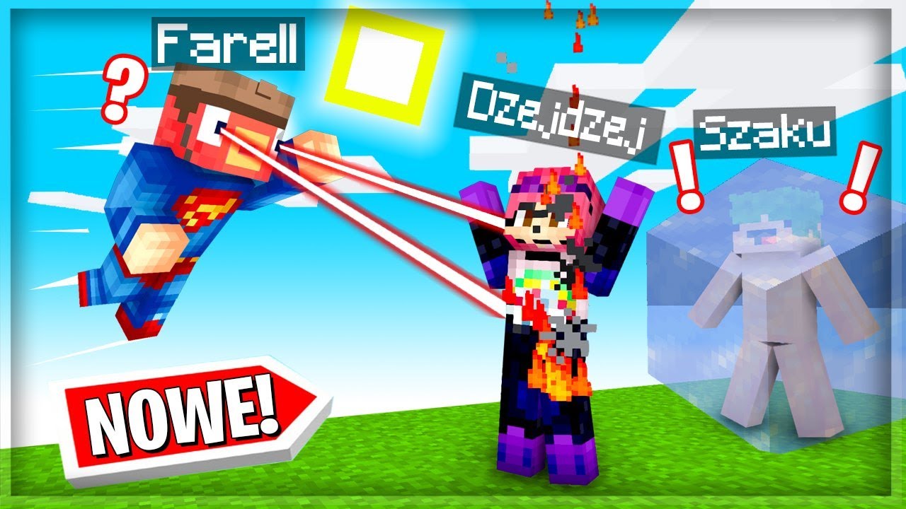 Gramy w Minecraft, jako SUPERMAN 🦸 (Ała moje oczy!)