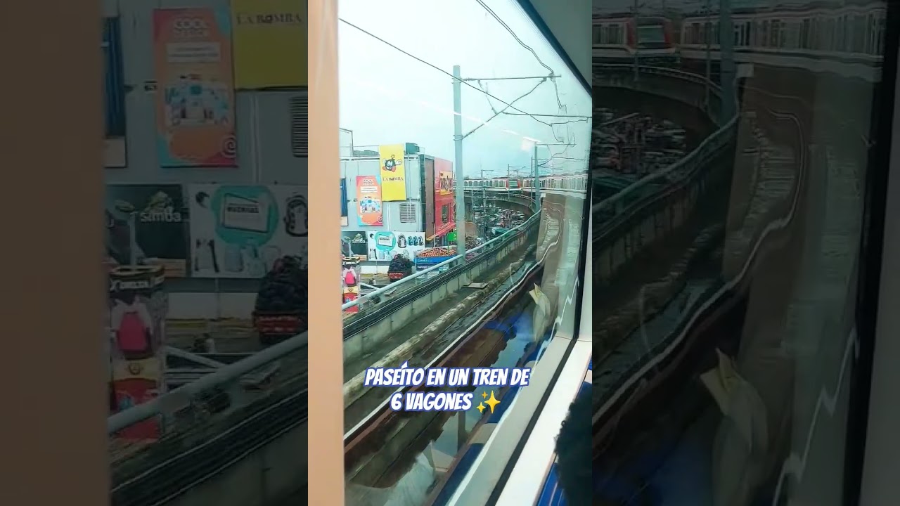 Tren de 6 Vagones por una Curva - Metro Santo Domingo L1 🔵 (Ago 2025)