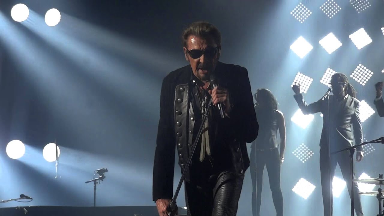 Johnny Hallyday - Intro + Rester Vivant @ Saint Etienne, Zenith 06.10.2015