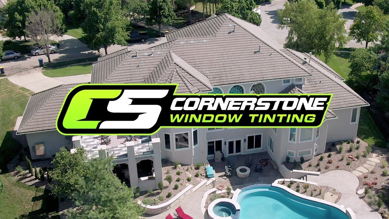 Window Tinting a Beautiful House! | www.CornerstoneTint.com