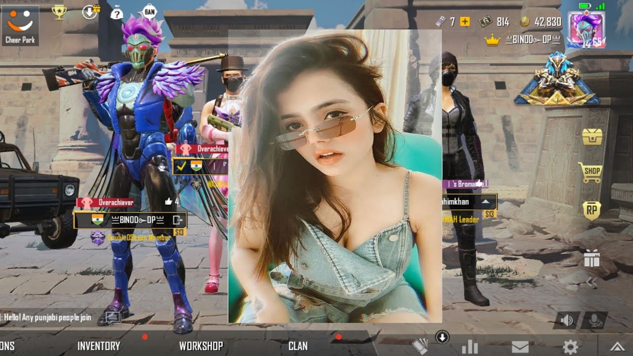 BinodOP Vs RANDOM GIRL GAMER | CHALLENGE TO ME😠😎| #ZingOPGaming  #ZingOP