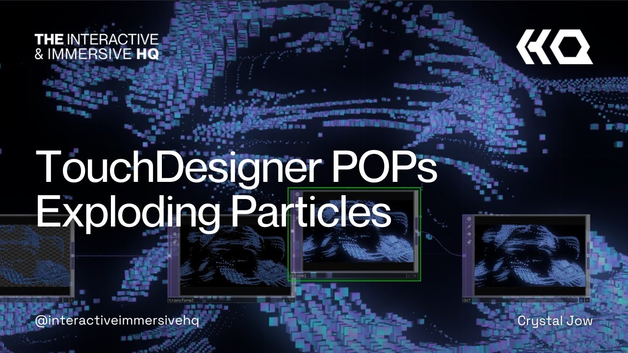 TouchDesigner POPs Exploding Particles - TouchDesigner Tutorial 213