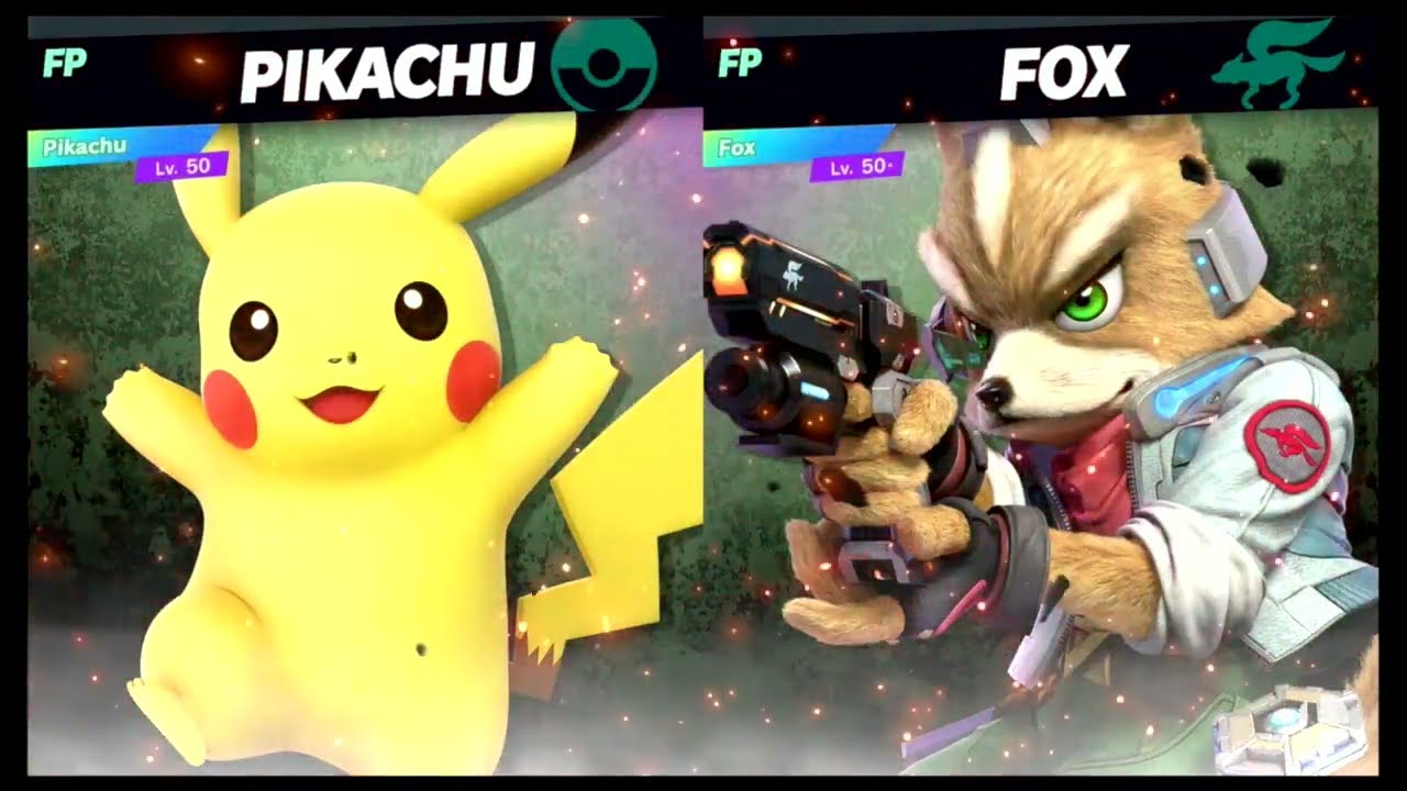 Super Smash Bros Ultimate Amiibo Fights – Pikachu vs the World #7 Pikachu vs Fox