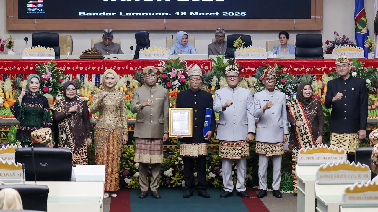 Rapat Paripurna Istimewa DPRD Provinsi Lampung Dalam Rangka Hari Jadi ke-61 Provinsi Lampung