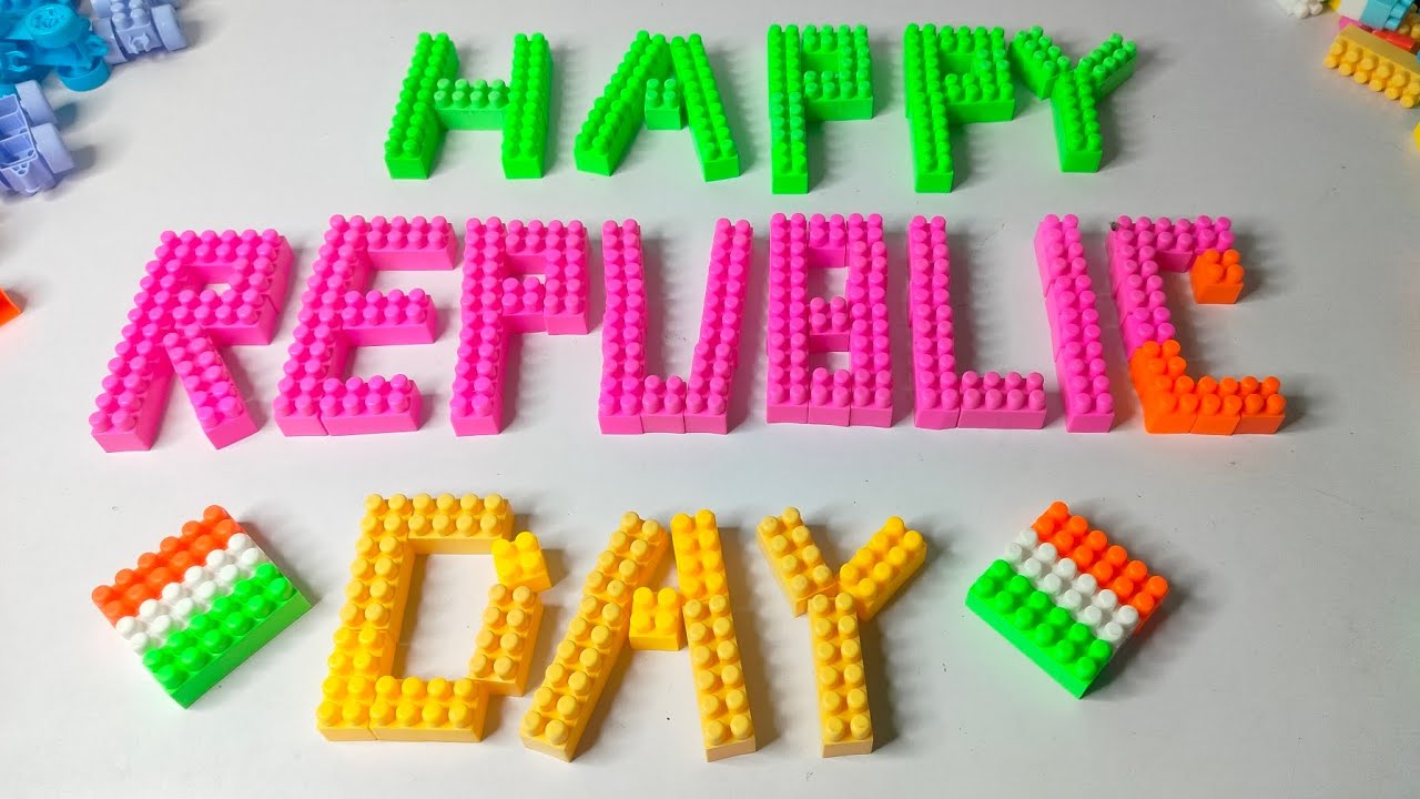 Satisfying DIY Blocks Republic day/ ASMR/ Building Blocks/ Blocks Game/ Building Blocks fun.