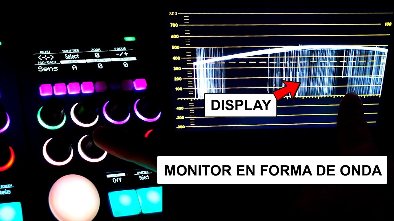 REALIZACIÓN MULTICÁMARA - 3. AJUSTE DE NEGROS Y BLANCOS - MONITOR EN FORMA DE ONDA Y VECTORSCOPIO