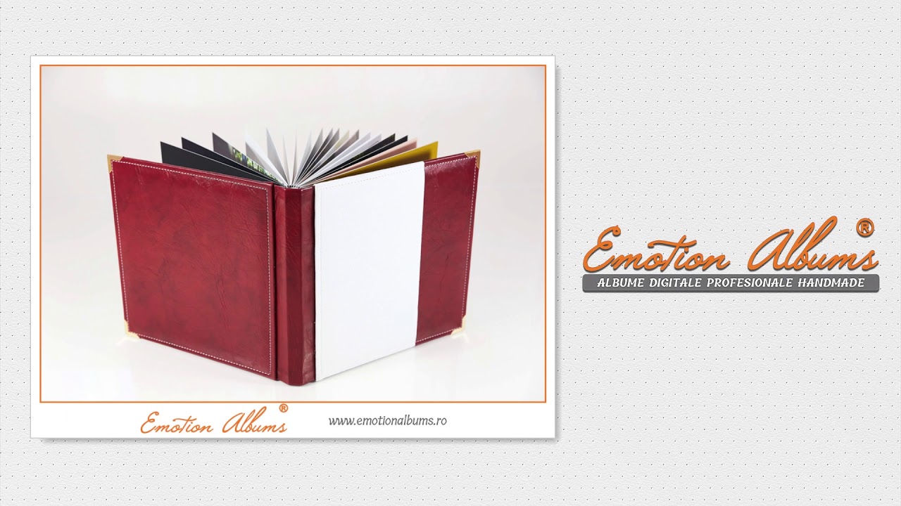 Album foto rosu si alb | Emotion Albums