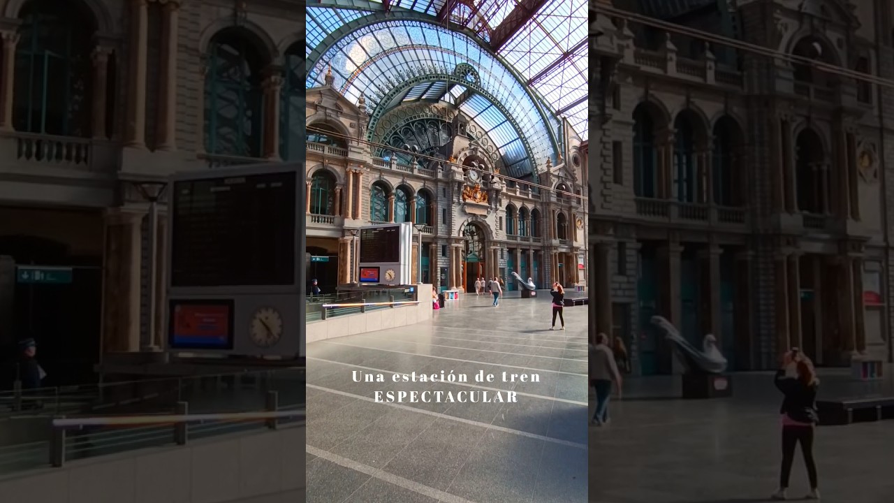 Estaci&oacute;n de tren de Amberes #antwerpen #b&eacute;lgica #belgium