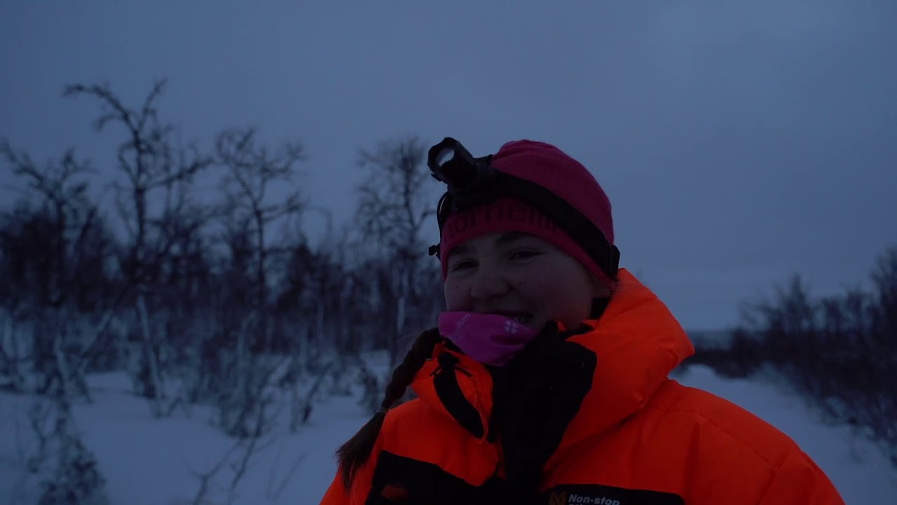On the way to Finnmarksløpet 2021- Mina Hykkerud