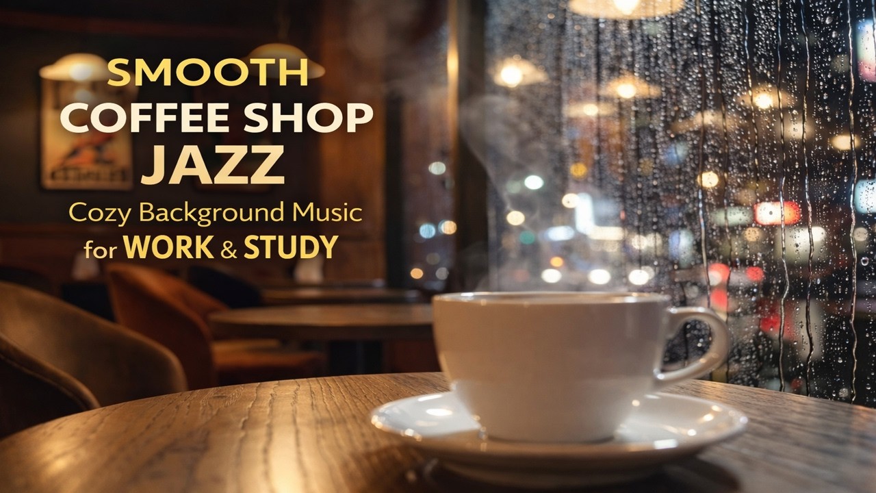 Smooth Coffee Shop Jazz – Cozy Background Music for Work & Study