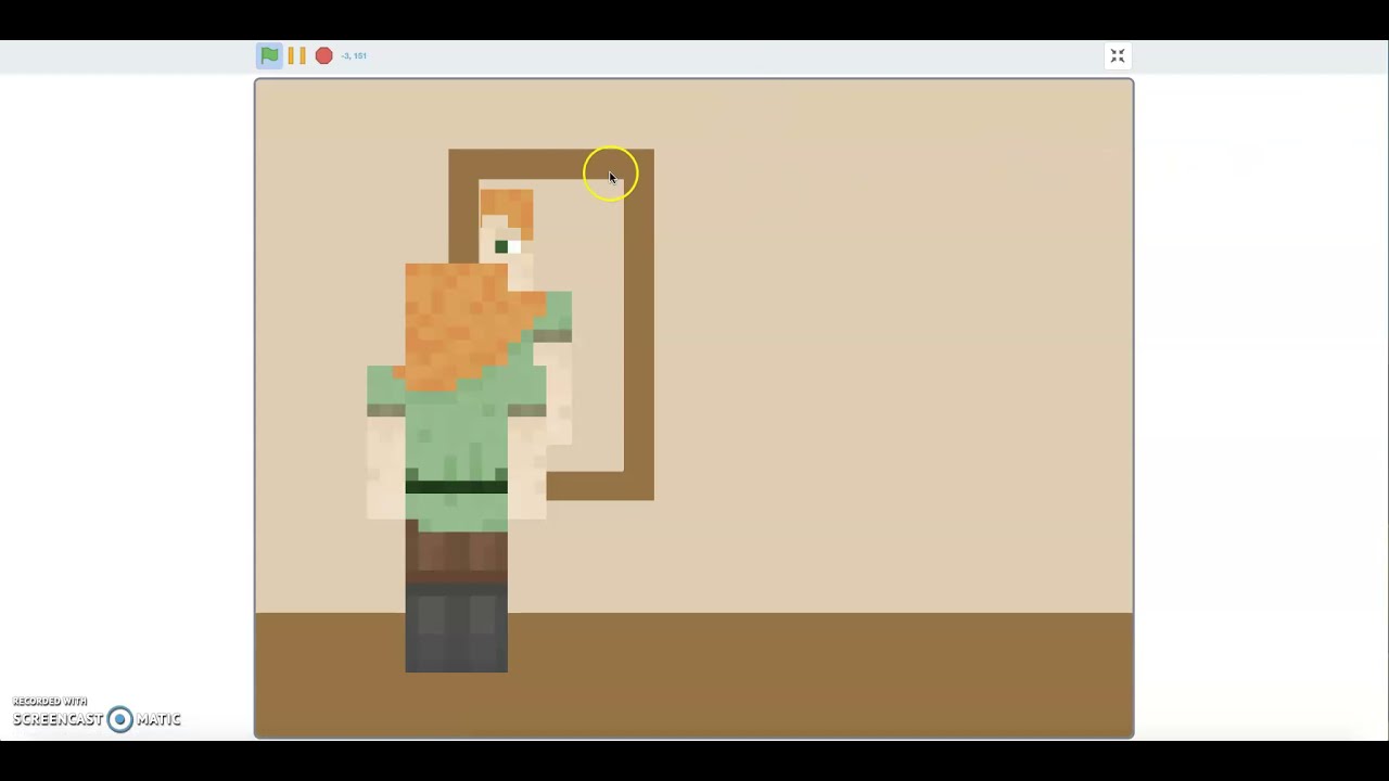 How to make a mirror effect in scratch!