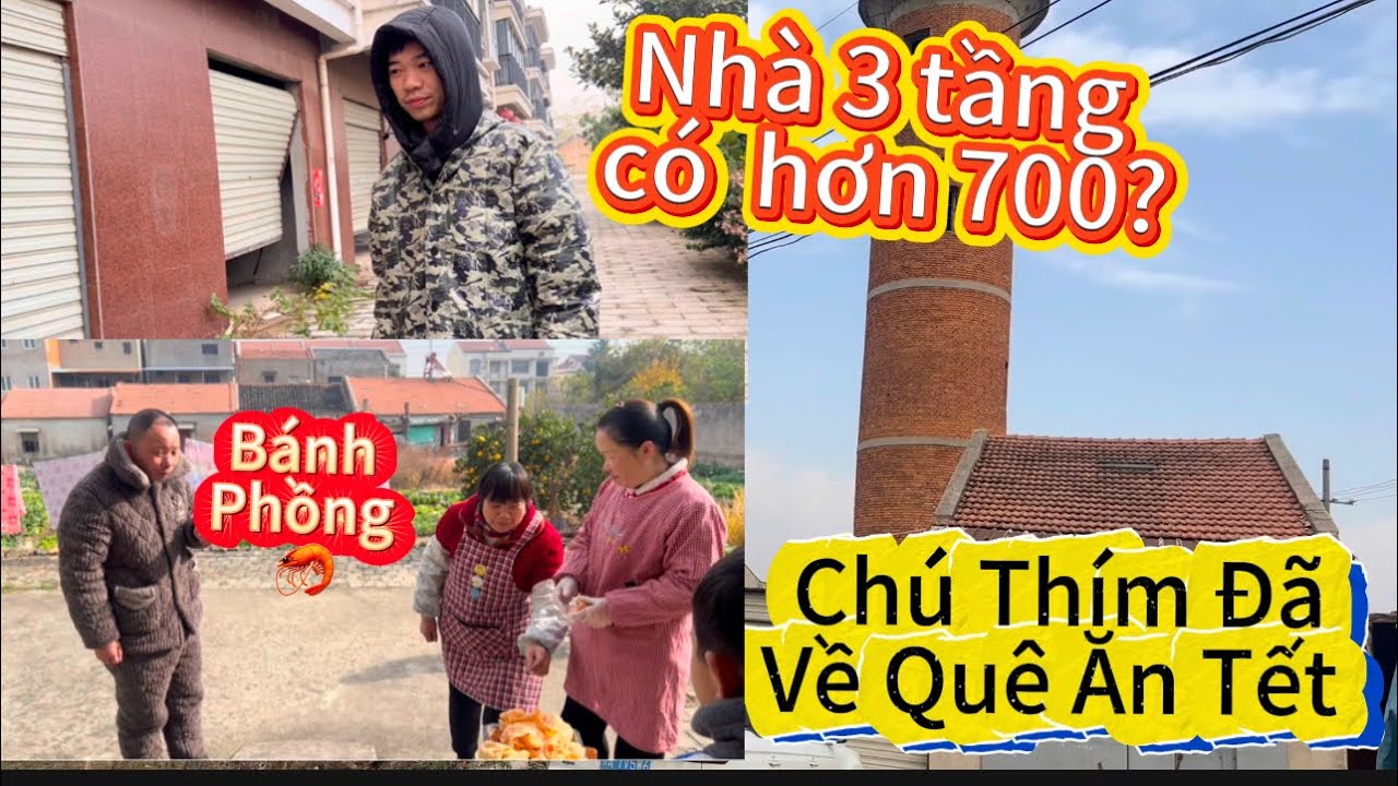 Đi Xem Nhà Chung Cư Ở Quê Không Bán Được,Chú Thím Thất Nghiệp VềQuê,Cả Nhà Cùng  Ăn Bánh Phồng🦐🇻🇳