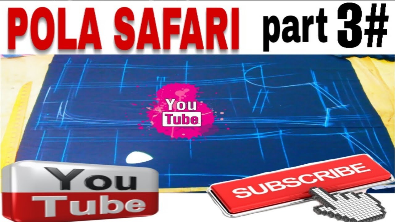 TUTORIAL POLA SAFARI / BUSH JACKET PART 3#( LENGAN)