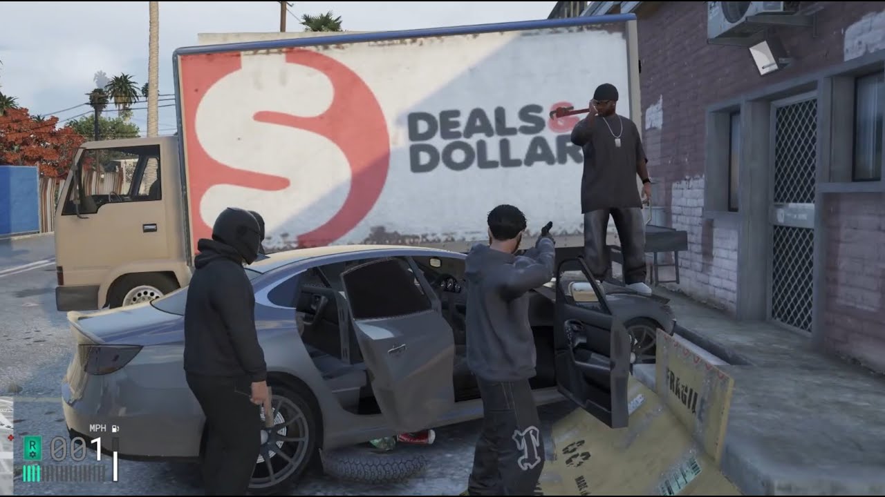 Lang's crew rob Manor then get into shootout with them after chase - NoPixel 4.0