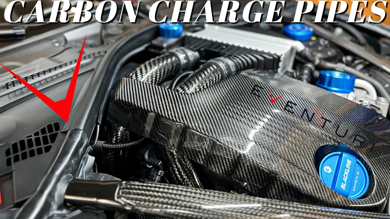 BMW F80 M3 S55 Eventuri Carbon Fiber Charge Pipe Install!