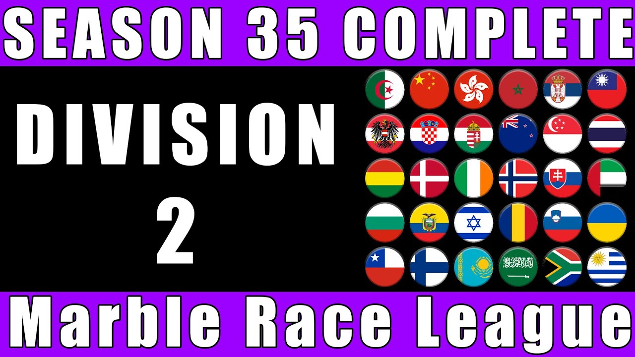 Marble Race League Season 35 Division 2 Complete Race / Marble Race King
