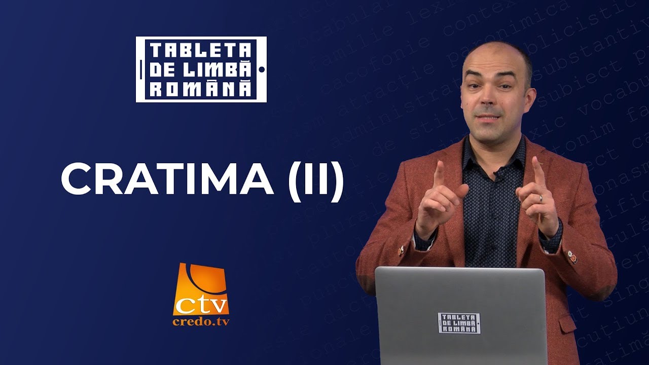 39. Tableta de limbă română - Cratima (2)
