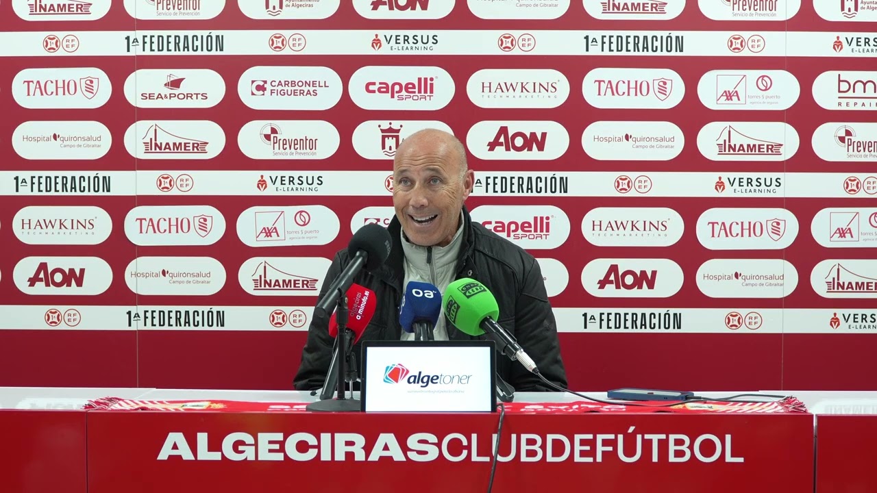 RUEDA DE PRENSA POST PARTIDO ALGECIRAS-TORREMOLINOS