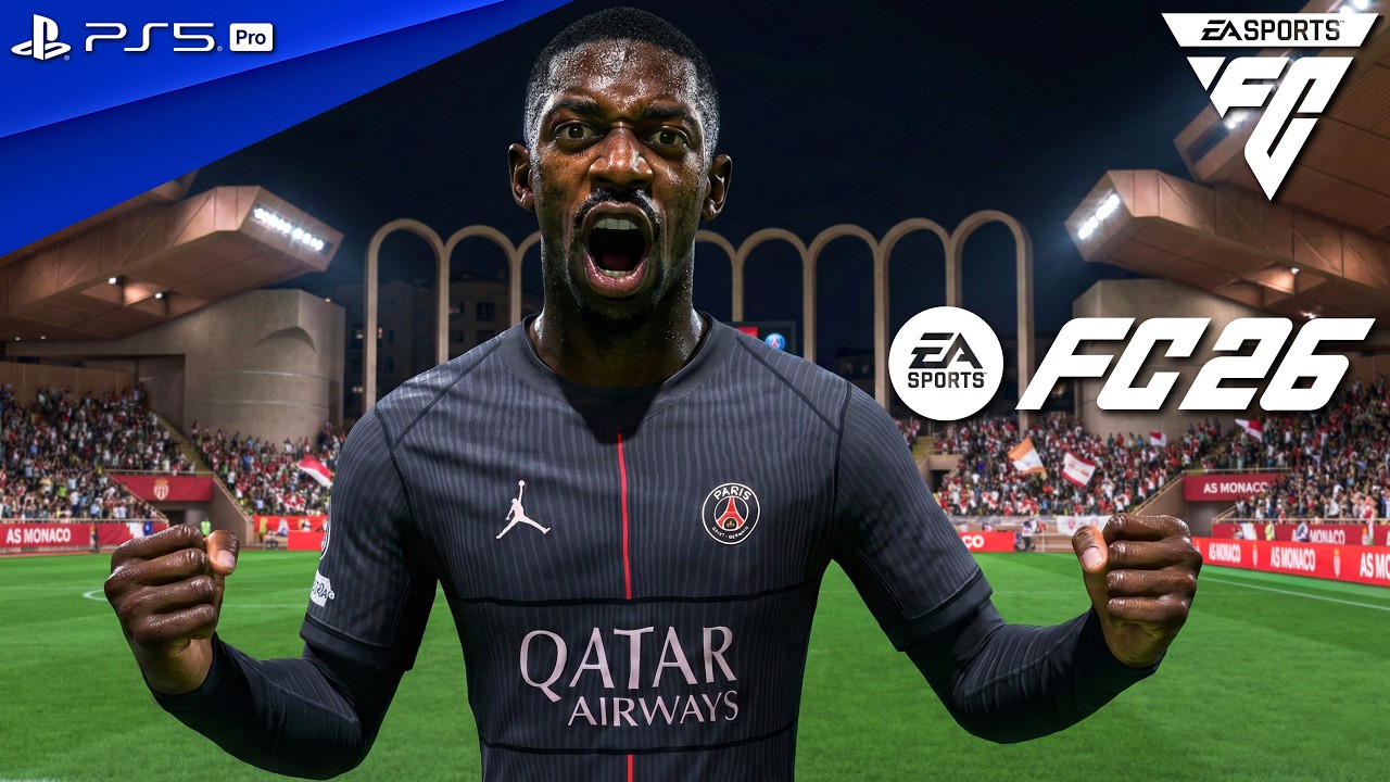 FC 26 - AS Monaco vs. Paris SG - UEFA Champions League 25/26 Play-Offs Match | PS5 Pro [4K60]