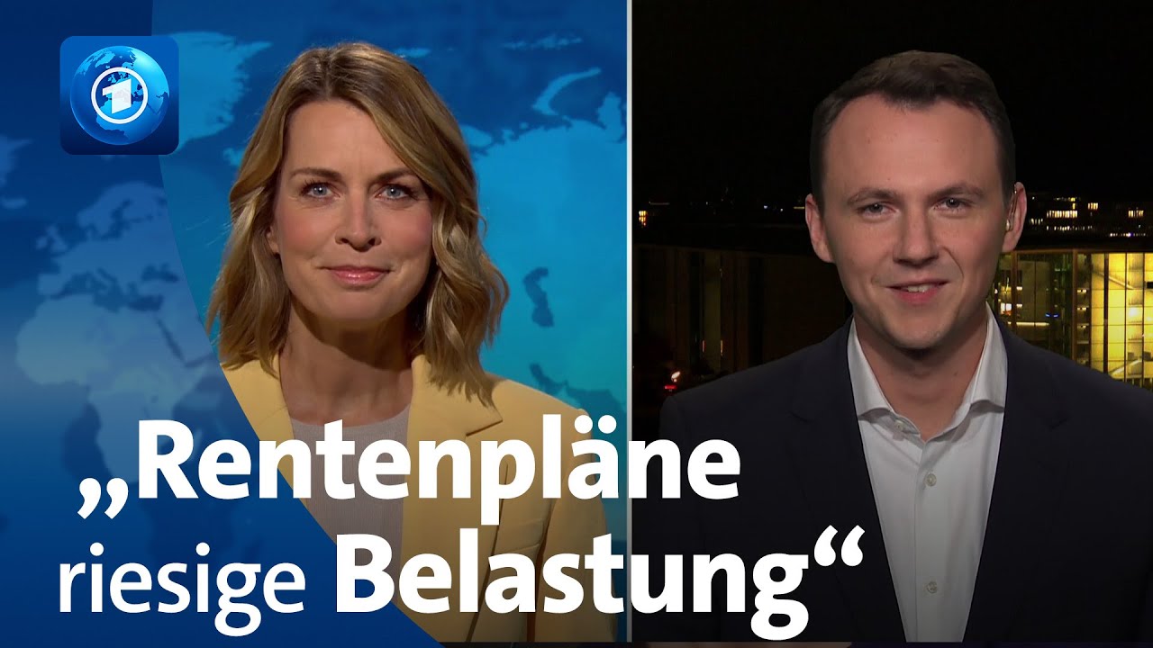 Junge Unionspolitiker drohen damit, die Rentenpl&auml;ne zu blockieren | tagesthemen-Interview