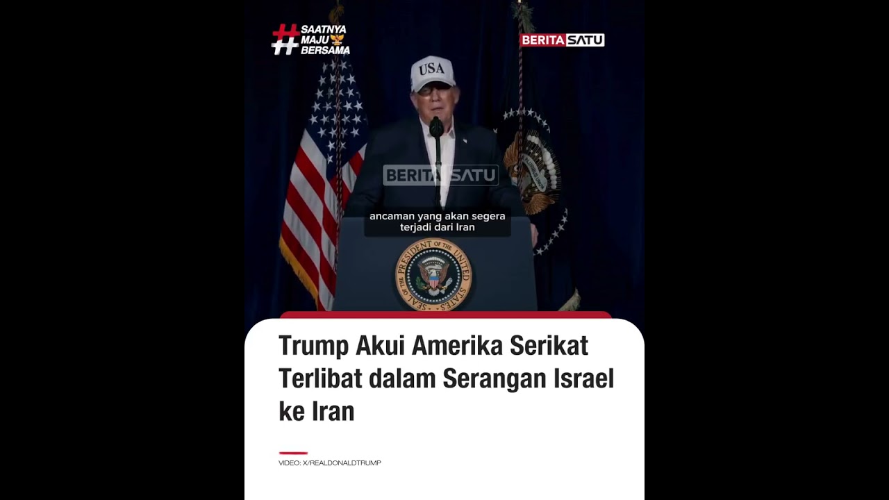 Trump Akui Amerika Serikat Terlibat dalam Serangan Israel ke Iran #beritasatu
