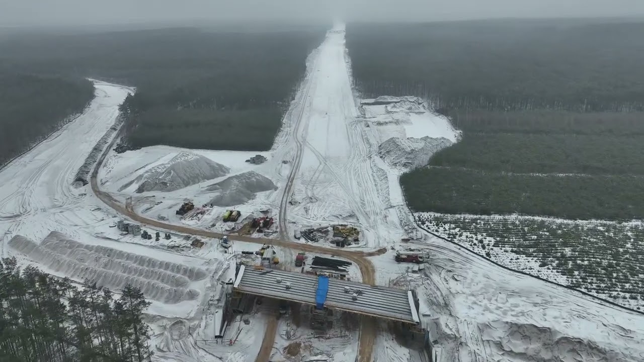 S10 Emilianowo-Solec – przelot dronem – styczeń 2026