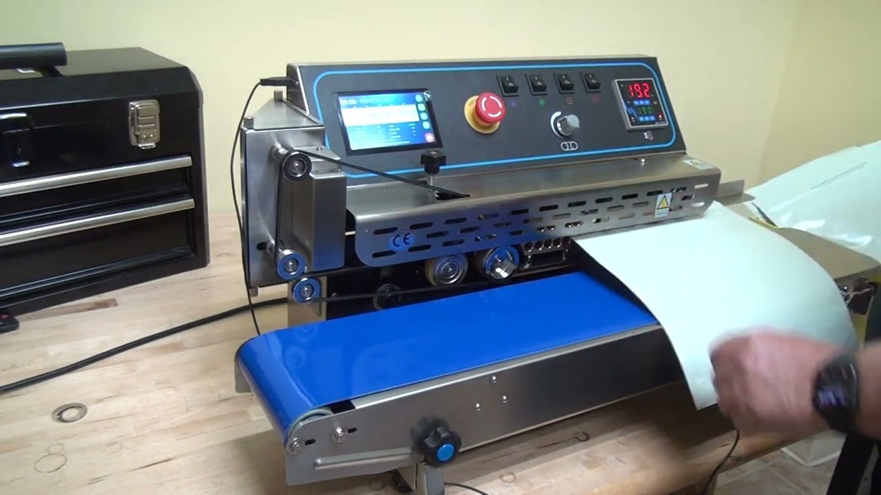 Band Sealer with Ink Jet Printer