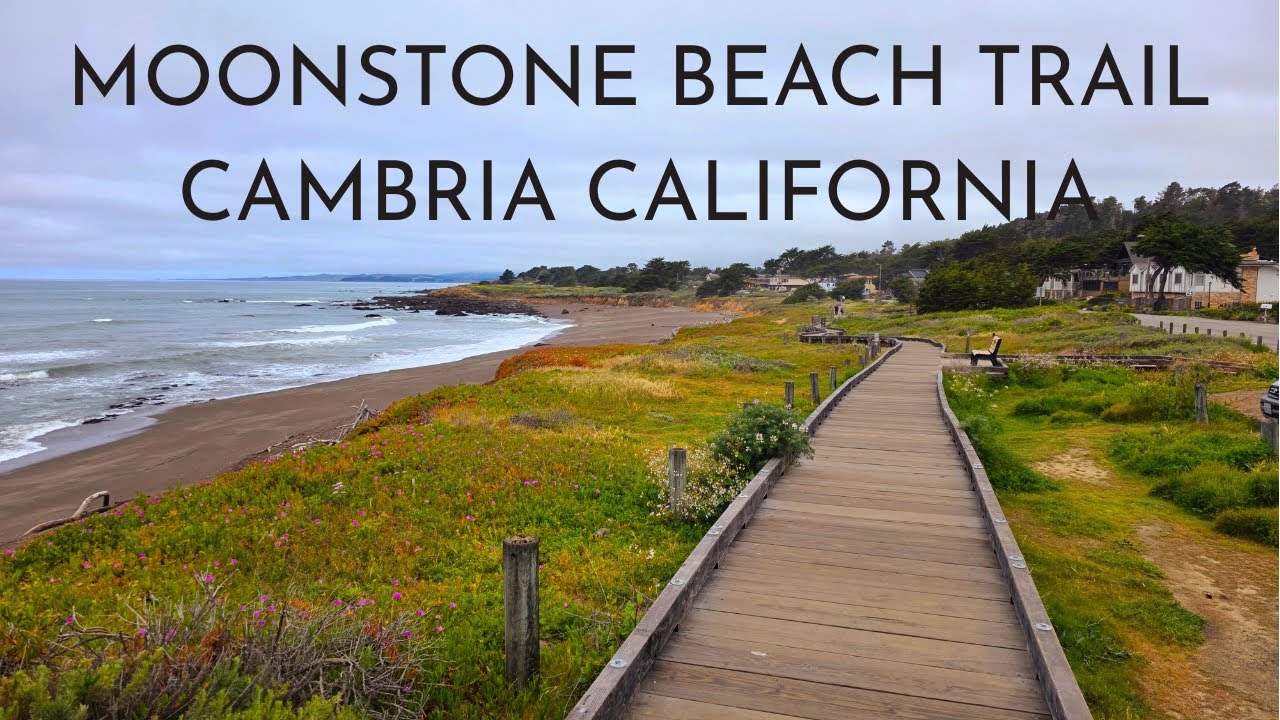 MOONSTONE BEACH TRAIL CAMBRIA CALIFORNIA
