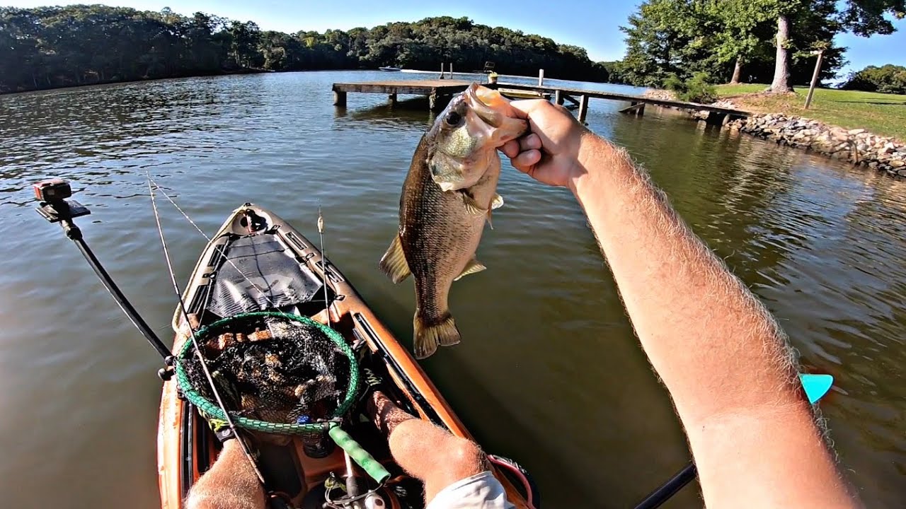 Kayak Fishing Lake Secession for Summer Bass! - South Carolina