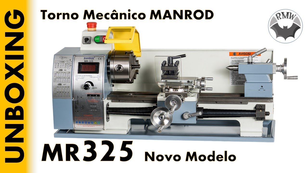 Unboxing - Torno Mecanico MANROD MR-325