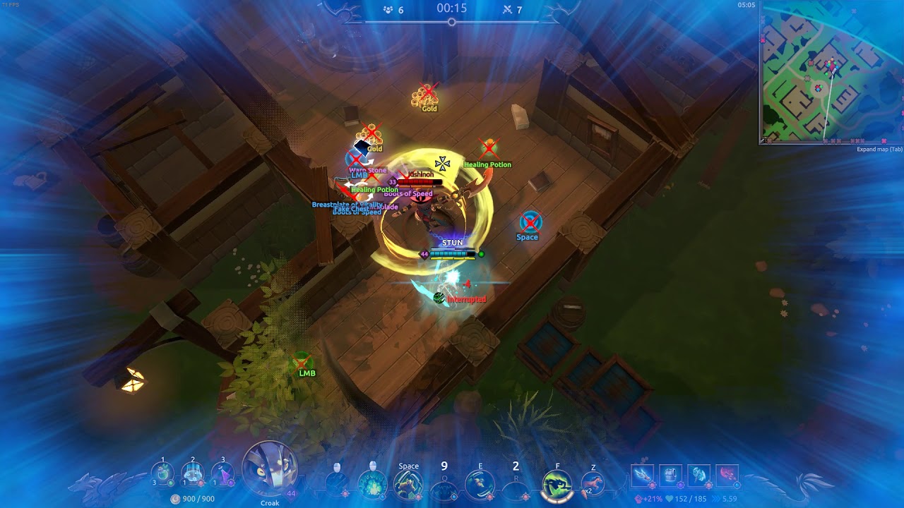 Battlerite Royale Croak Win Gameplay