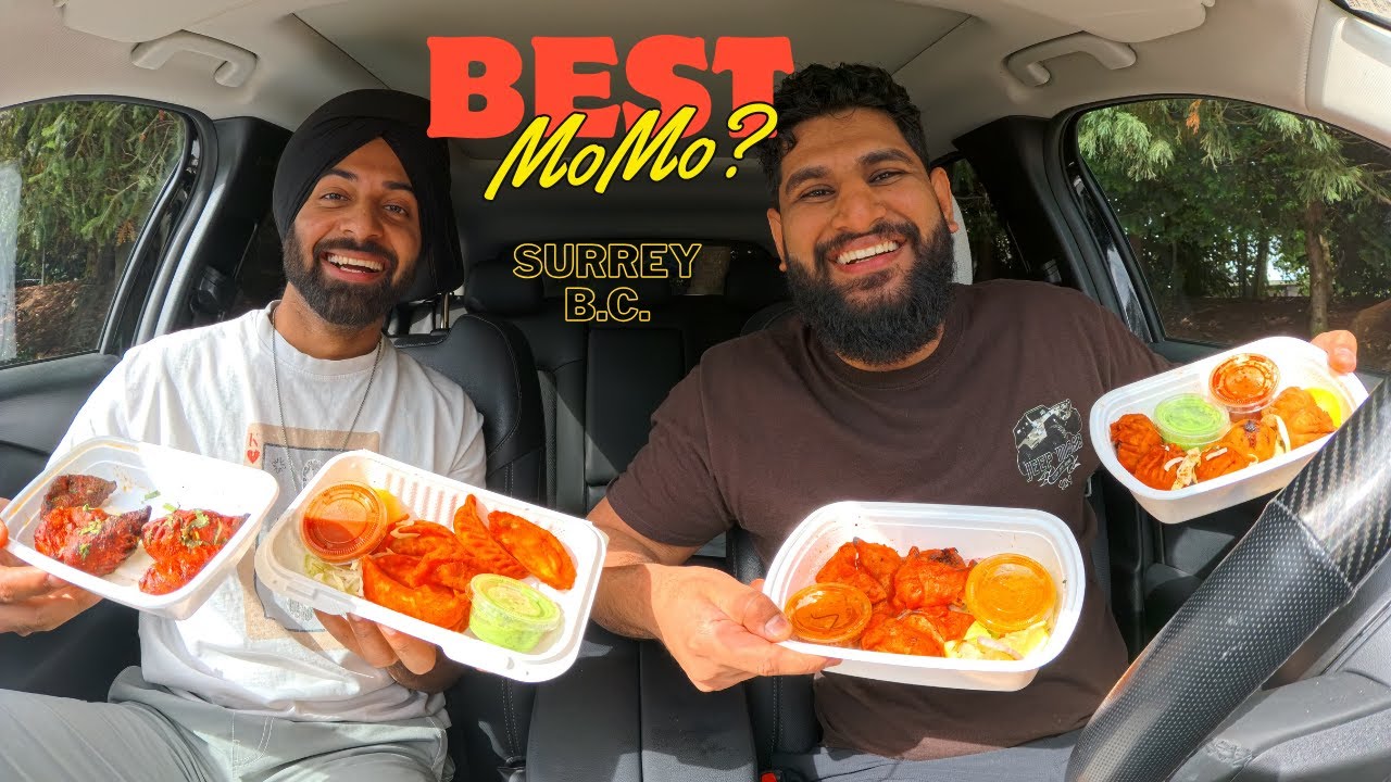 Who Really Has the BEST MOMO in Surrey? 🥟🔥 Taste Test Challenge #fypシ #foodiereview #canada 