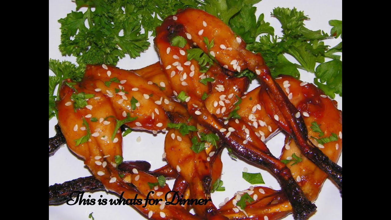 Sticky Grilled Frog Legs - Asian Style BBQ Frog Legs