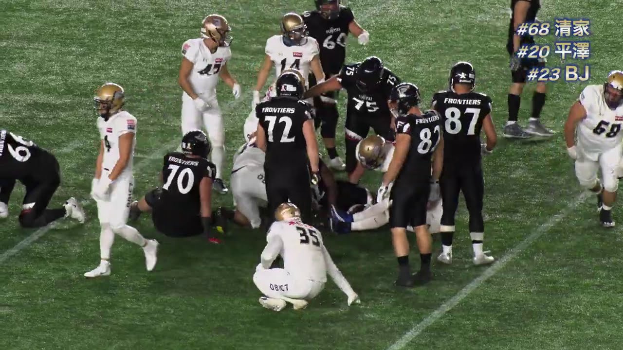 アメフト◆2020オービックシーガルズ秋－JXB vs.富士通