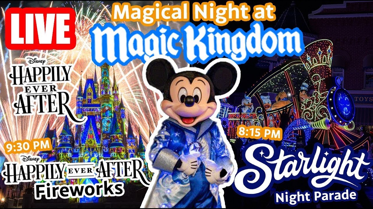 🔴Live: Magical Night at Magic Kingdom! - Rides, Parade & Fireworks - Disney World Livestream
