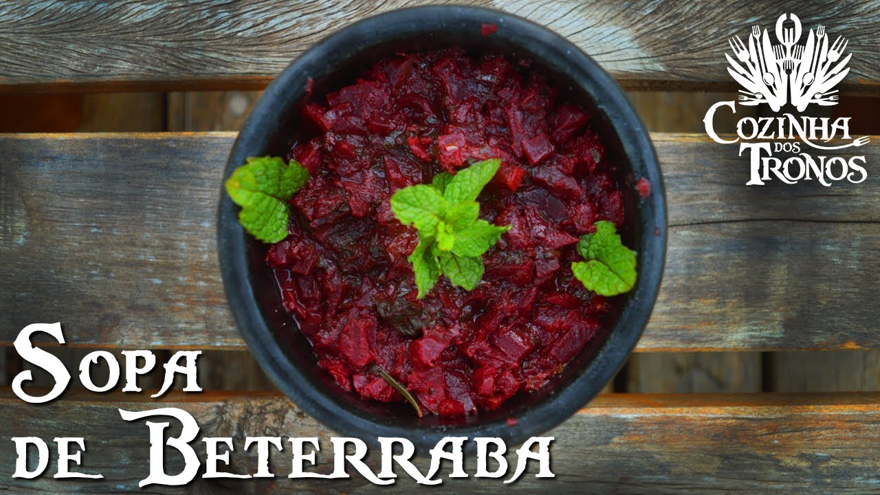 SOPA DE BETERRABA | Cozinha dos Tronos