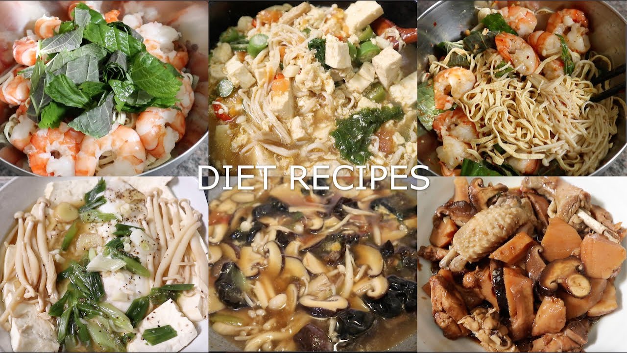 【减肥食谱】part 2 | 低卡快手减肥餐 | 蘑菇汤 | 清蒸鱼 | 炖鸡块