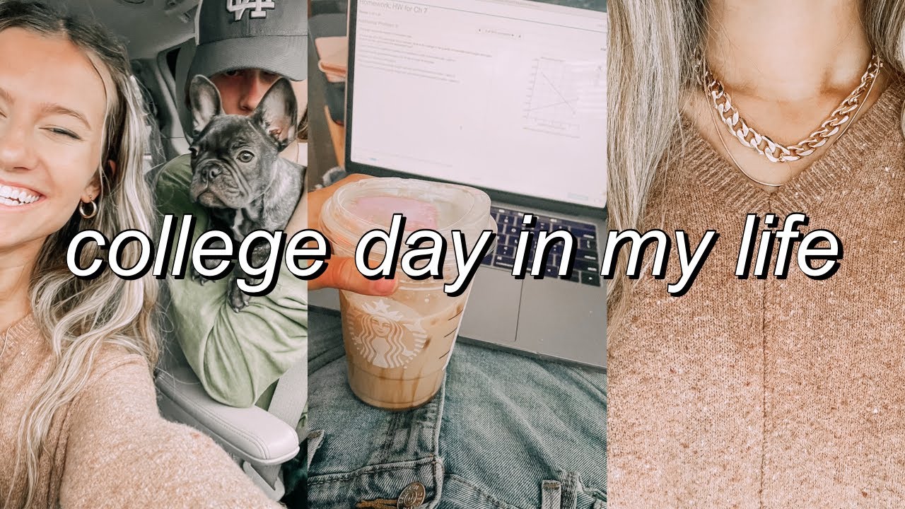COLLEGE DAY IN MY LIFE! | video editing, being on a podcast, BIG ANNOUNCEMENT!, starbucks, tj maxx