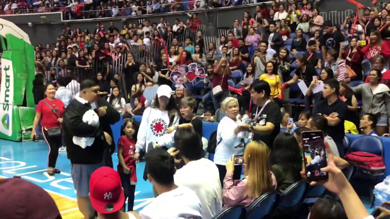 Kathryn Bernardo nanuod ng AllStar2019 BasketballGame
