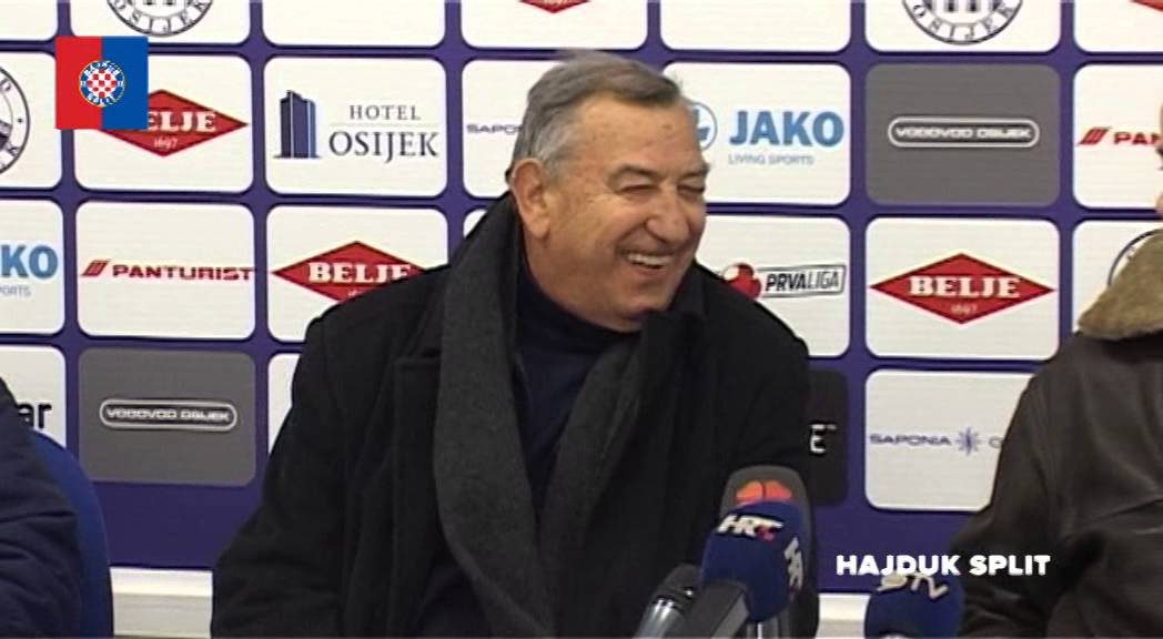 Poklepović nakon utakmice Osijek - Hajduk