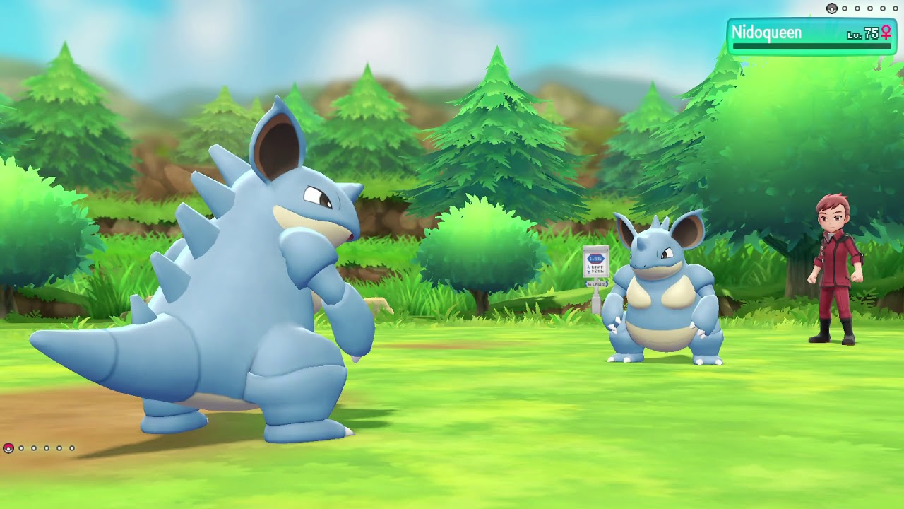 Pokemon Lets Go Eevee - Master Trainer Nidoqueen