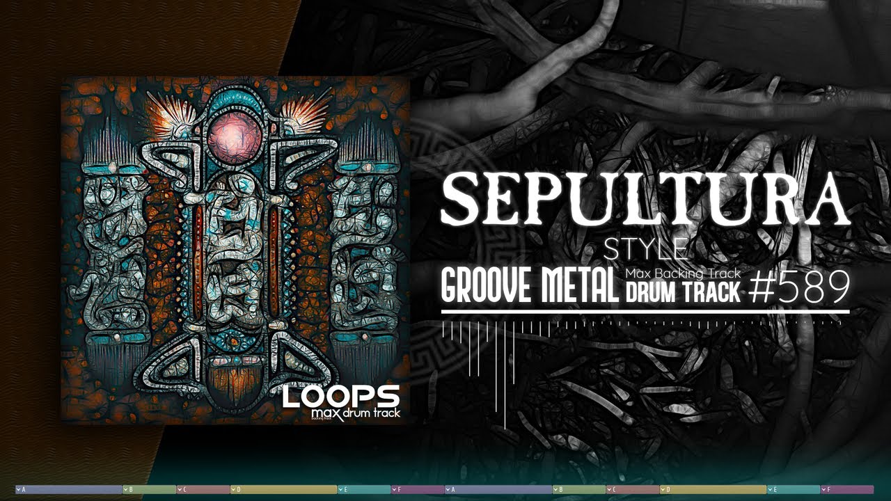 Groove Metal Drum Track / Sepultura Style / 155 bpm
