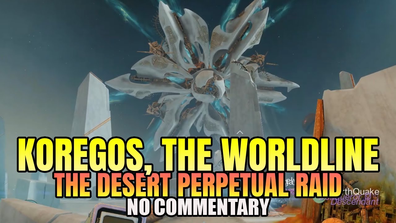 The Desert Perpetual Raid: KOREGOS, THE WORLDLINE FINAL BOSS FIGHT! (No Commentary) - Destiny 2