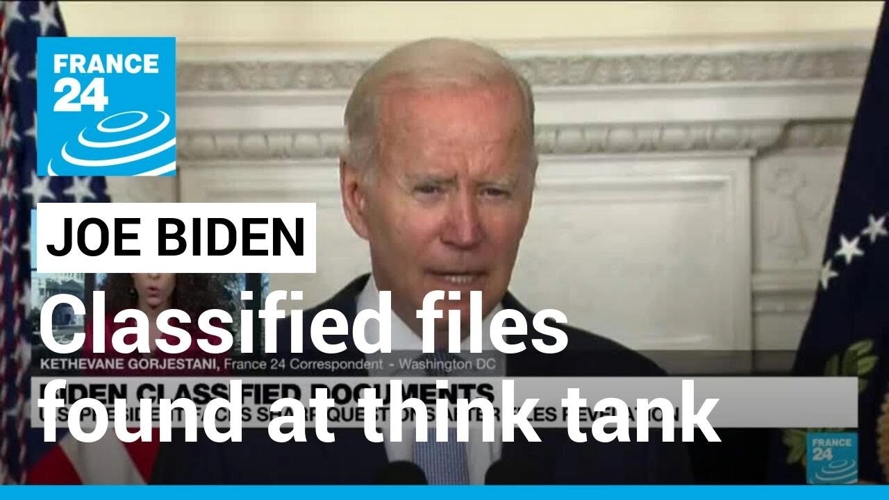 Classified documents from Biden's vice presidency found at think tank &bull; FRANCE 24 English