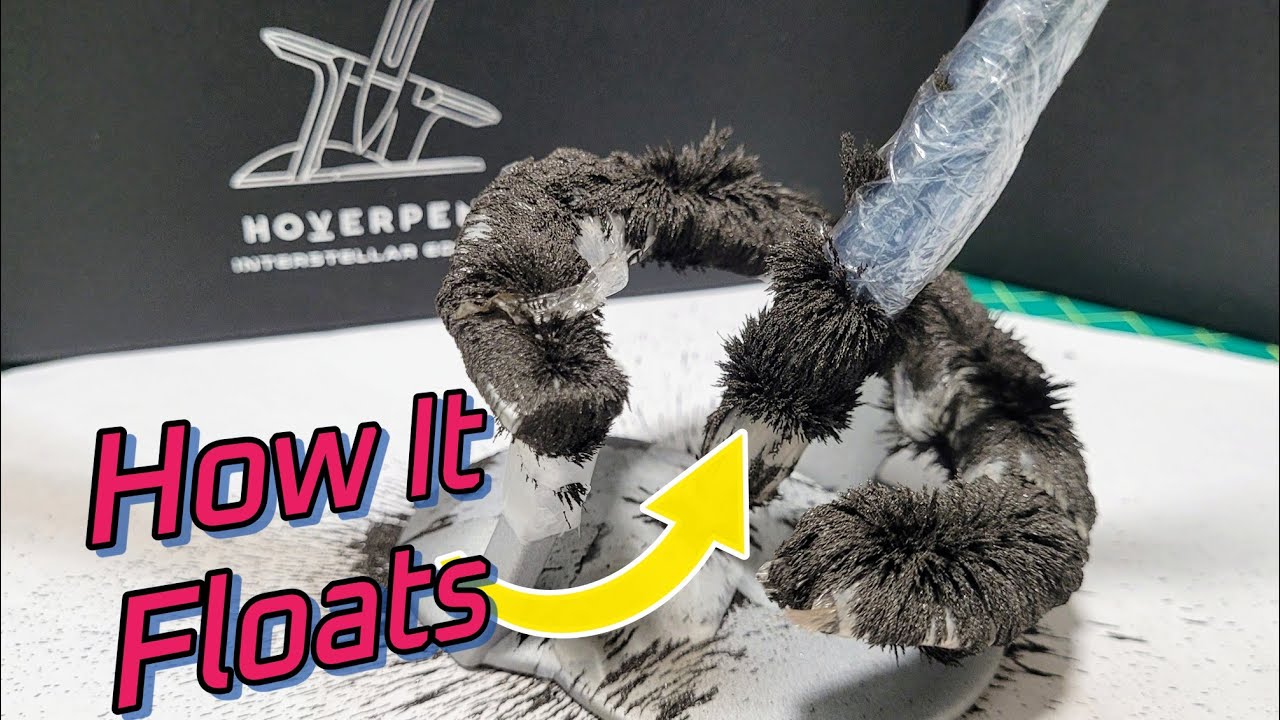 Iron Filings + Hover Pen 2.0 + Science = Awesome