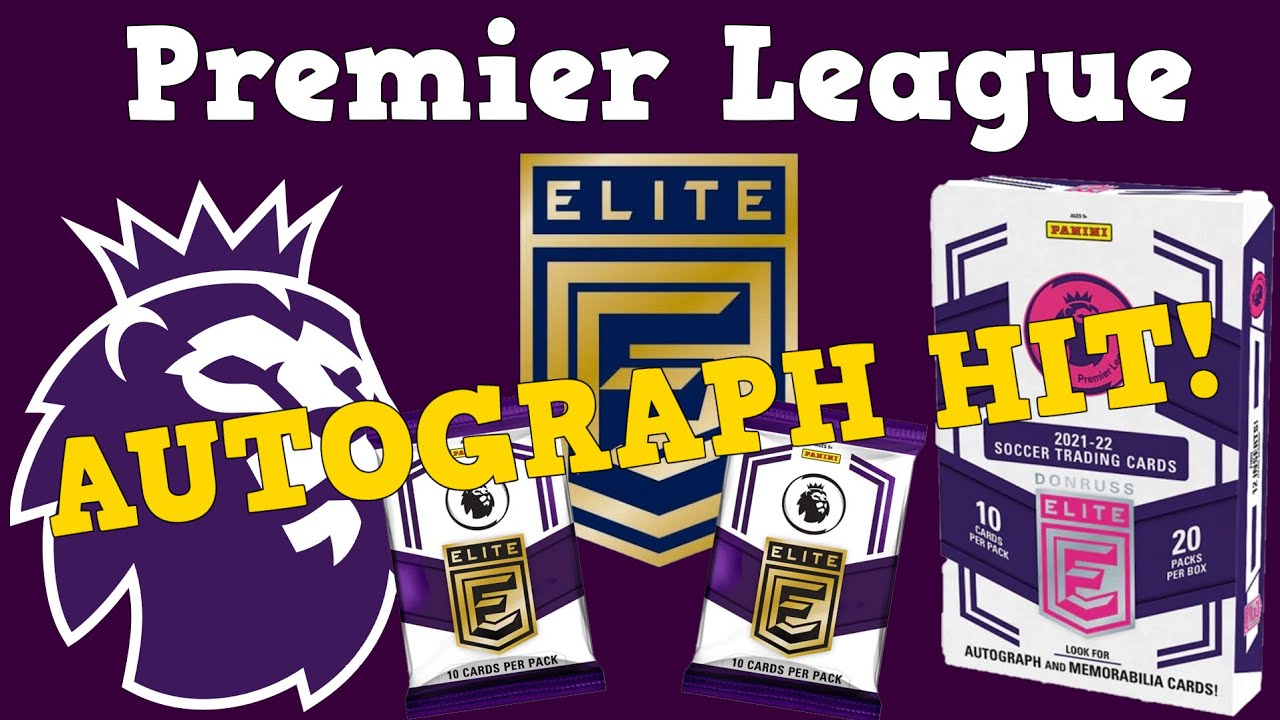 *AUTO HIT* Panini Donruss Elite - English Premier League 2021/22