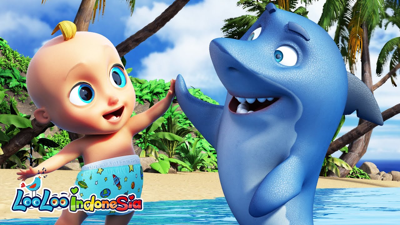 Bayi Hiu  | Baby Shark duu duu - Lagu Anak Anak | LooLoo Indonesia