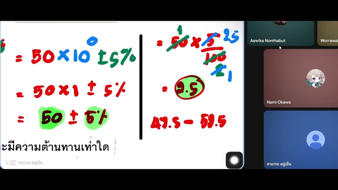 กฎของโอห์มและความต้านทาน
