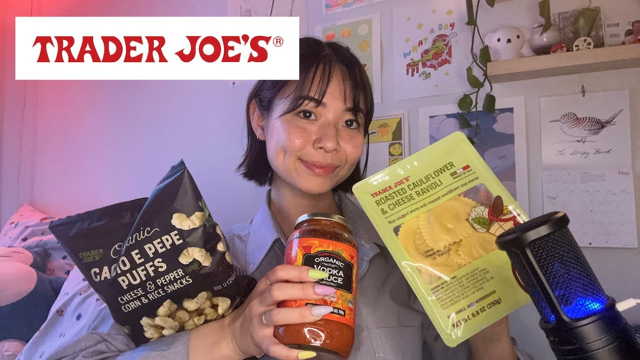 ASMR trader joe's haul :-)